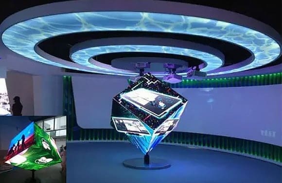 Display a LED di forma irregolare