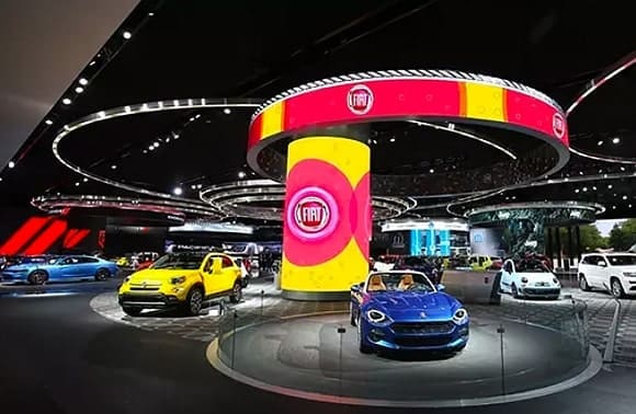 Display a LED cilindrici
