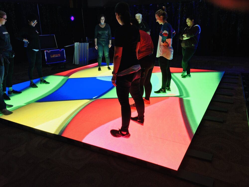 Schermo LED per pista da ballo