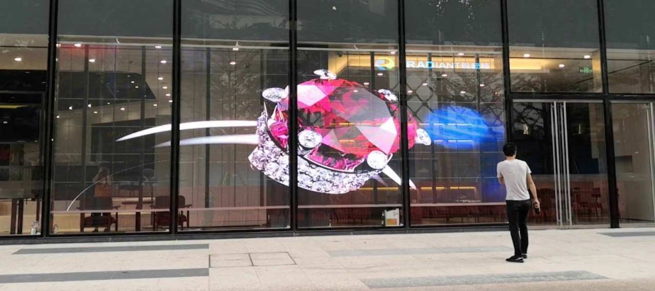 pantalla led transparente